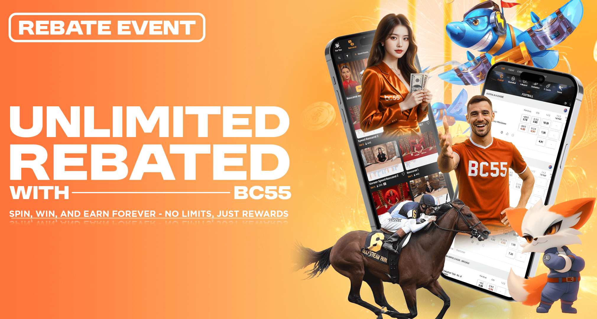 Unlimited Rebate with BC55