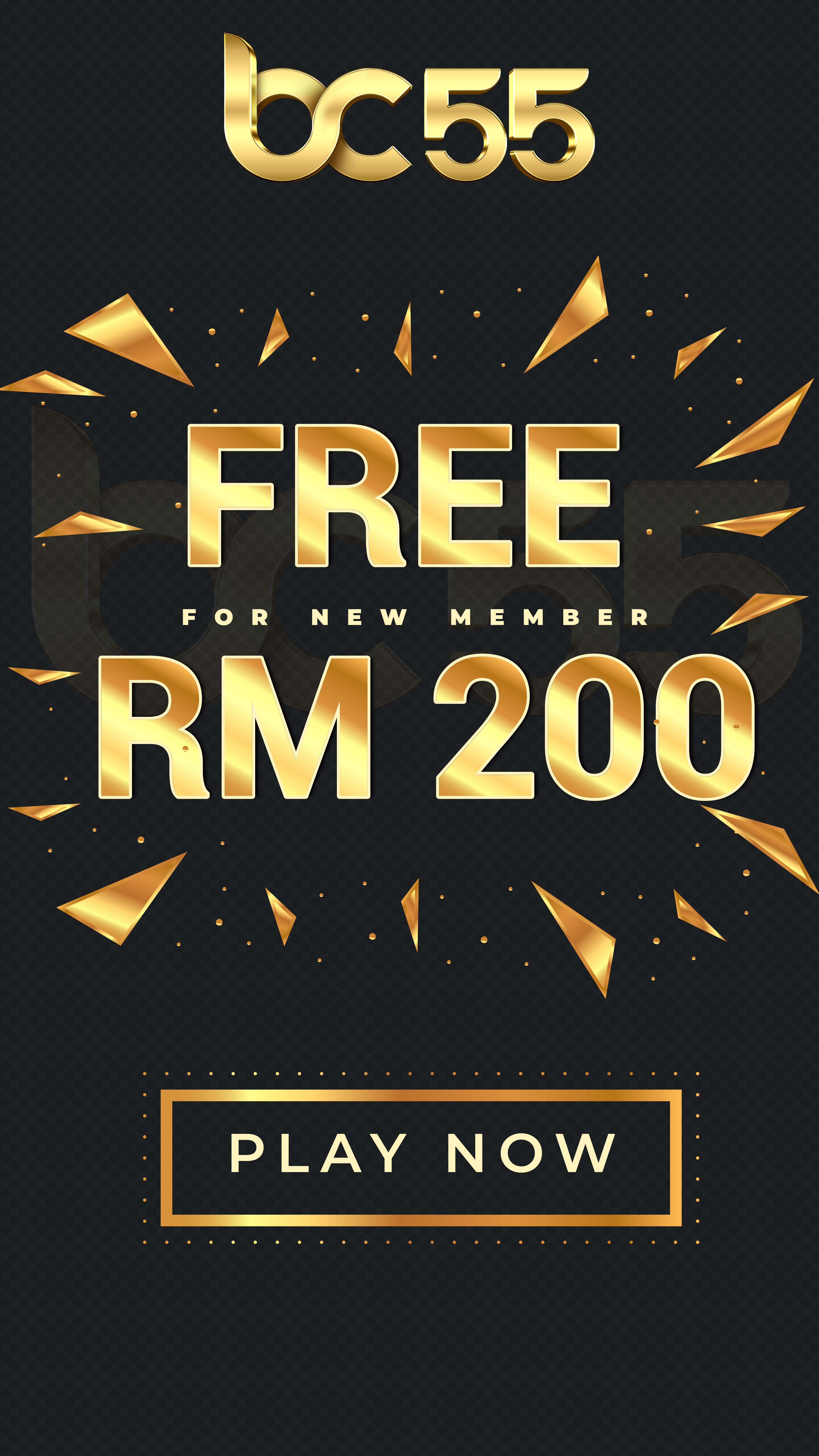 BC55 Free RM200 for New Member